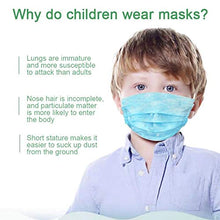 Load image into Gallery viewer, Kid's 3-PLY Disposable Face Mask, Perfect Fit For Small Face, Soft Skin Layer - 50 Pack