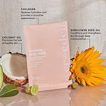 Load image into Gallery viewer, Evereden Soothing Belly Mask - 1st/2nd Trimester Size, 1 pack & Golden Belly Serum, 1.7 fl oz | 2 Item Bundle Set | Natural and Clean Pregnancy Skincare