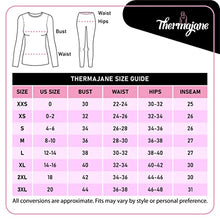 Load image into Gallery viewer, Thermajane Long Johns Thermal Underwear for Women Fleece Lined Base Layer Pajama Set Cold Weather (Medium, Navy)