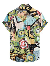 Load image into Gallery viewer, VATPAVE Mens Front Pocket Hawaiian Shirts Casual Short Sleeve Button Down Beach Shirts Large Multicolor Aloha