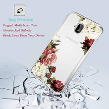 Load image into Gallery viewer, for Samsung Galaxy J3 2018 Case, J3V J3 V 3rd Gen, Express Prime 3, J3 Star, J3 Achieve, Amp Prime 3, Ueokeird Slim Shockproof Clear Floral Pattern Soft Flexible TPU Phone Cover (Blossom Flower)