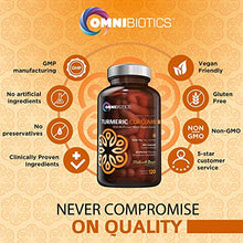 Load image into Gallery viewer, Organic Turmeric Curcumin Supplement 1500mg with BioPerine | 95% Standardized Curcuminoid Extract & Organic Root Powder with Piperine Black Pepper Fruit (10mg), 120 Vegetarian Capsules