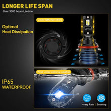 Load image into Gallery viewer, 9004/HB1 LED Headlight Bulbs leppein S Series Dual Hi/Lo Beam 24xCREE Chips 6500K Cool White 6000LM Halogen Replacement Conversion Kit-1 Pair