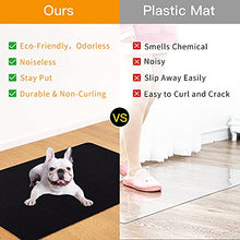 Load image into Gallery viewer, Office Chair Mat for Hardwood & Tile Floor, 55"x35" Computer Gaming Rolling Chair Mat, Under Desk Low-Pile Rug, Large Anti-Slip Floor Protector for Home Ofiice (Black)