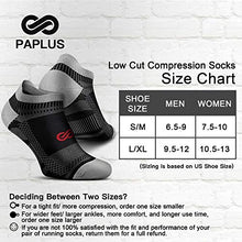 Load image into Gallery viewer, Low Cut Compression Socks for Men and Women, No Show Ankle Running Socks with Arch Support for Plantar Fasciitis, Cyling, Athletic, Flight, Travel, Nurses