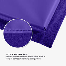 Load image into Gallery viewer, We Sell Mats 4 ft x 10 ft x 2 in Personal Fitness & Exercise Mat, Lightweight and Folds for Carrying, Purple/Pink