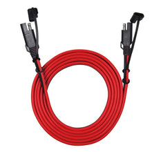 Load image into Gallery viewer, KUNCAN 12FT Sae to Sae 2 Pin Extension Cable DC Power 16awg Heavy Duty Battery Quick Disconnect/Connect Wire Harness with Sae Connectors with Dust Cap