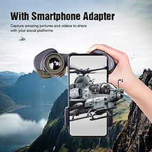 Load image into Gallery viewer, 20x50 Military Binoculars for Adults with Smartphone Adapter - Compact Waterproof Tactical Binoculars for Bird Watching Hunting Hiking Concert Travel Theater with BAK4 Prism FMC Lens, Mud