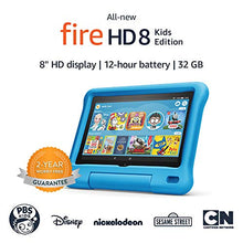 Load image into Gallery viewer, All-new Fire HD 8 Kids Edition tablet, 8" HD display, 32 GB, Blue Kid-Proof Case