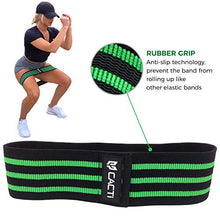 Load image into Gallery viewer, Cacti Resistance Bands for Legs and Butt Set - Fabric Booty Band, Workout Band with Handles, 2 Exercise Resistance Bands, 2 Ankle Straps, Door Anchor, 2 Core Sliders, Gym Carry Bag, Workout Guide