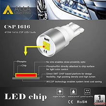 Load image into Gallery viewer, Alla Lighting Newest 194 LED Bulbs Extremely Super Bright T10 168 W5W 2825 175 158 CANBUS Replacement 12V 1616 SMD Car License Plate Light Interior Map Dome Door Lights, 6000K Xenon White