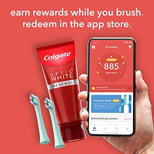 Load image into Gallery viewer, hum by Colgate Smart Battery Toothbrush Kit, Sonic Toothbrush Handle with 2 Refill Heads and Travel Case, Teal, Amazon exclusive