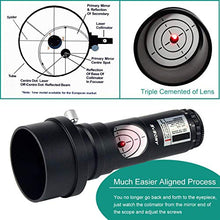 Load image into Gallery viewer, SVBONY Red Laser Collimator for Newtonian Marca Telescope Alignment 1.25 inches 7 Bright Levels Triple Cemented Lens with 2 inches Adapter