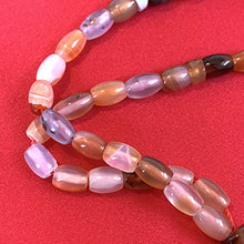 Load image into Gallery viewer, 33 Beads of Yemen Islamic Tasbih Aqeeq Aqiq (Agate) Stones Prayer Bead, Yemeni Muslim Tesbih Taspih, 13 x 7 mm | Yemeni Aqeeq Stone