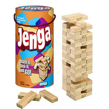 Load image into Gallery viewer, Jenga Game Wooden Blocks Stacking Tumbling Tower Kids Game Ages 6 and Up (Amazon Exclusive)