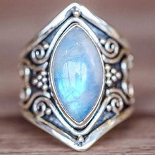 Load image into Gallery viewer, Zhiwen Antique Boho 925 Silver Natural Moonstone Women Jewelry Elegant Gemstone Wedding Ring Size 6-10 (US Code 10)