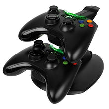 Load image into Gallery viewer, PDP 037-011-NA Energizer Xbox 360 Power & Play Controller Charger with Rechargeable Battery Pack for Two Wireless Controllers Charging Station