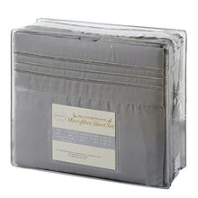 Load image into Gallery viewer, EASELAND Queen Size 6-Pieces Bed Sheets Set 1800 Series Microfiber Wrinkle & Fade Resistant,Deep Pocket,Hypoallergenic Bedding Set,Queen,Grey