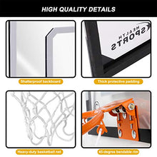 Load image into Gallery viewer, Indoor Mini Basketball Hoop Set with 3 Balls for Kids and Adults - Pro Mini Basketball Hoop for Door & Wall with Complete Basketball Accessories Perfect Christmas Birthday Gifts for Kids Boys Teens