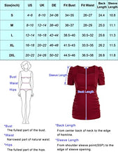 Load image into Gallery viewer, Maternity Retro Sweetheart Neck T-Shirt for Daily Wear Pregnancy Top Wine M