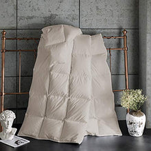 Load image into Gallery viewer, Maple Down Comforter King Size Duvet Insert, Down Alternative Comforter Quilted with Corner Tabs for All Season, Soft & Breathable Brushed Microfiber Machine Washable (Light Brown, 106’’ 90’’)