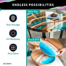 Load image into Gallery viewer, DR CRAFTY Clear Epoxy Resin - Deep Pour Epoxy Casting Resin Kit - Clear Epoxy Resin for Resin Molds, Table Top, Art Resin, Craft, Jewelry Casting, DIY, Tumblers & Wood - 2 Gallon, 2 Part Resin Kit