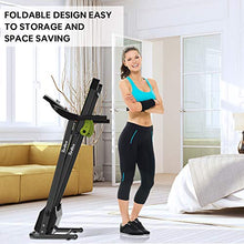 Load image into Gallery viewer, REDLIRO Folding Treadmill for Home Walking Machine Easy Assembly Exercise Fitness Motorized Incline Jogging Machine Perfect for Office