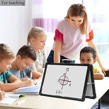 Load image into Gallery viewer, Portable White Board,12×16inches Small Dry Erase Board Double-Side Desktop Foldable Magnetic Whiteboards Easel Stand for Kids Education,Office and Home&School-Color Black