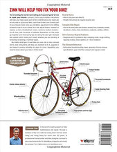 Load image into Gallery viewer, Zinn & the Art of Road Bike Maintenance: The World's Best-Selling Bicycle Repair and Maintenance Guide