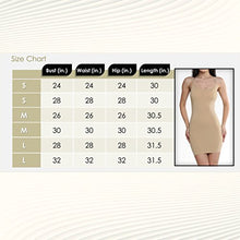 Load image into Gallery viewer, Seamless Women Slimming Full Slip For Under Dresses Full body Shaping Control Slip, With Adjustable and Convertible Straps Smart Fit Me (Nude, M)