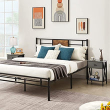 Load image into Gallery viewer, VECELO Nightstands, Grey End Side Table Modern Night Stand Set of 2 with Drawer &Storage Shelf for Bedroom Living Room Office Lounge, 2, Hpry