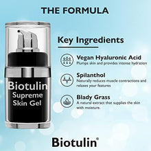 Load image into Gallery viewer, BIOTULIN - Supreme Skin Gel I Facial Lotion I Hyaluronic Acid Serum | Spilanthol Serum for Face I Reduces Wrinkles I Facial Skin Care Product I Anti Aging Treatment - 0.5 oz