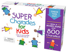 Load image into Gallery viewer, Super Charades for Kids Board Game - The 'No Reading Required' Family Game by Pressman