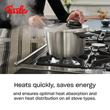 Load image into Gallery viewer, Fissler Vitavit Premium Pressure Cooker with Steamer Insert - Premium German Construction - Built to Last for Decades - Safe & Easy Pressure Cooker with Glass Lid - For All Cooktops - 3.7 Quarts