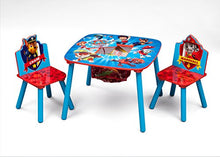 Load image into Gallery viewer, Delta Children Kids Table and Chair Set With Storage (2 Chairs Included) - Ideal for Arts & Crafts, Snack Time, Homeschooling, Homework & More, Nick Jr. PAW Patrol
