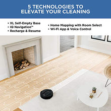 Load image into Gallery viewer, Shark Empty XL RV1001AE Robotic Vacuum, IQ Navigation, Home Mapping, Self-Cleaning Brushroll, Wi-Fi Connected, Works with Alexa