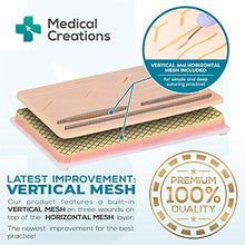 Load image into Gallery viewer, Suture Practice Kit by Medical Creations - with Suturing Video Series by Board-Certified Surgeon and Ebook Training Guide - Silicone Suturing Pad with Tool Kit - for any Student in the Medical Field