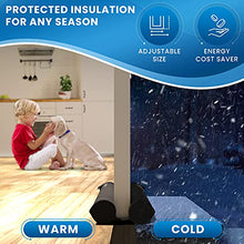 Load image into Gallery viewer, Everlasting Comfort Under Door Draft Stopper - Thicker 2" Foam Strip Blocks 50% More Noise and Wind - Seal Bottom of Doors 30" to 36" - Interior Front Door Sweep, Blocker, Soundproofing Guard