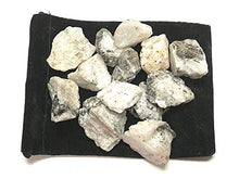 Load image into Gallery viewer, Zentron Crystal Collection Rough Rainbow Moonstone - Large 1" Pieces in Velvet Bag (1/2 Pound)