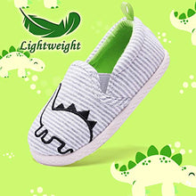Load image into Gallery viewer, Ataiwee Baby Boy Girl Shoes, Toddler Infant First-Walking Sneakers, No-Slip Soft Sole Slip-on Cotton Canvas Shoes. (2006003,LN/DS,3)