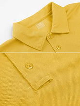 Load image into Gallery viewer, MAGCOMSEN Polo Shirts for Men T Shirts Summer Shirts Casual Shirts Golf Shirts Fishing Shirts Running Shirts Polo Shirt Pique Jersey Golf Polo Shirt