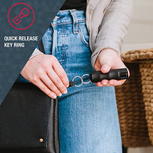 Load image into Gallery viewer, SABRE Pepper Spray Keychain with Quick Release for Easy Access – Max Police Strength OC Spray, Finger Grip for Accurate Aim, 10-Foot (3M) Range, 25 Bursts (5X Other Brands)