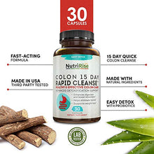 Load image into Gallery viewer, Colon Cleanser Detox for Weight Loss. 15 Day Fast-Acting Extra-Strength Cleanse with Probiotic & Natural Laxatives for Constipation Relief & Bloating Support. 30 Detox Pills to Detoxify & Boost Energy