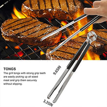 Load image into Gallery viewer, PAUL MAIER Grill Tool Set Including Filet Knife with Scabbard, Multi-Function Heavy-Duty Scissors, Barbecue Tongs, Barbecue Brush2 ,Wooden Handle Barbecue Needle10, Waterproof Storage Bag