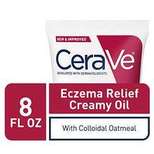 Load image into Gallery viewer, Cerave Eczema Relief Creamy Body Oil | Anti Itch Cream for Eczema & Moisturizer for Dry Skin with Colloidal Oatmeal, Ceramides and Safflower Oil | 8 Ounce