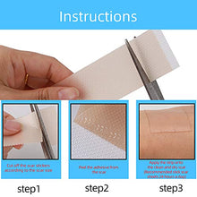 Load image into Gallery viewer, Silicone Scar Removal Sheets 5 Month Supply,Reduce C-Section Stretch Mark Acne Burn Keloid Surgery Scars,Soft Adhesive Fabric Strips, 5.9"x1.38", 5 Reusable Sheets