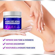 Load image into Gallery viewer, Varicose Veins Cream, Varicose Vein & Soothing Leg Cream, Natural Varicose & Spider Veins Treatment, Strengthen Capillary Health, Improve Blood Circulation, Tired and Heavy Legs Fast Relief 2oz
