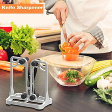 Load image into Gallery viewer, Knife Sharpener As Seen On TV, Funcilit Kitchen Bavarian Knife Edge Sharpener, 2020 Newest Version with Aluminium Alloy Frame and Military Grade Steel Blades