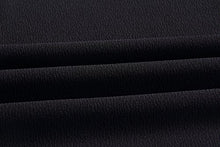 Load image into Gallery viewer, PRETTYGARDEN Women’s Elegant Long Sleeve Short Dress Crewneck Tie Waist Knit Cocktail Dress Black