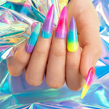Load image into Gallery viewer, Beetles Gel Nail Polish Set, Forever Young Collection Turquoise Purple Blue Neon Yellow Gel Polish Hot Pink Gel Nail Lacquer Kit Nail Art Manicure, 7.3ml Each Bottle